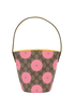Printed GG Bucket Bag, &pound;350, Handbags, Beige/Pink/Yellow, Canvas/Coated Canvas, Back view
